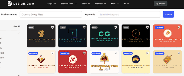 Design.com Review [2025] Design.com Reviews, Pricing, Pros and Cons ...
